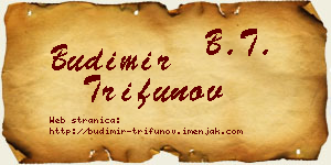 Budimir Trifunov vizit kartica